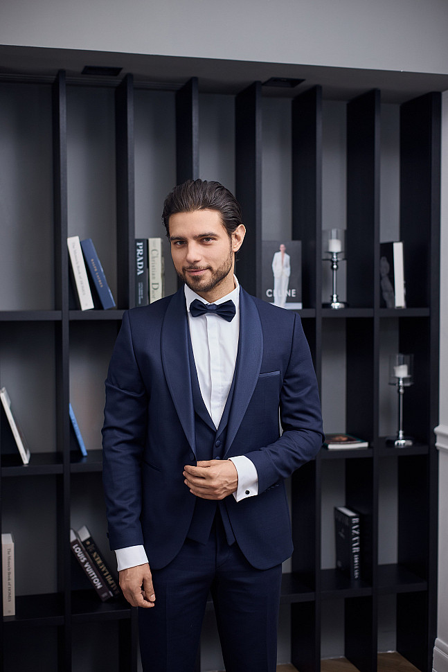 Смокинг синий