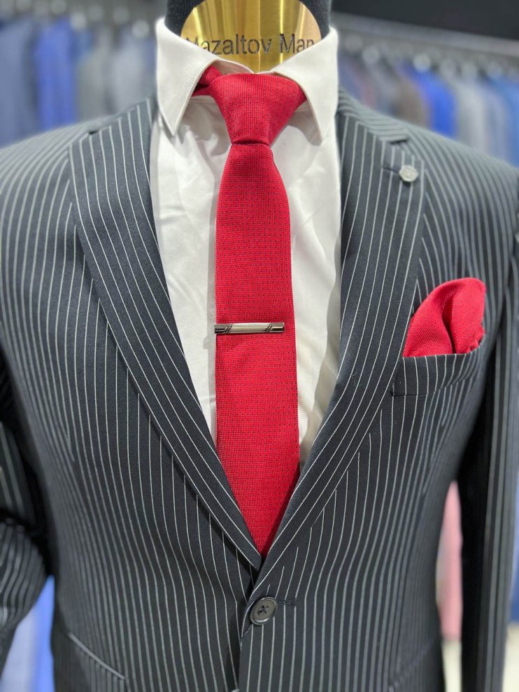 Костюм MIR 2-ка Черный в полоску