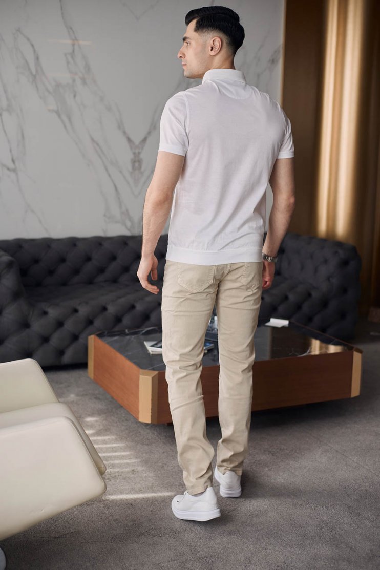 Футболка поло GIO Белая