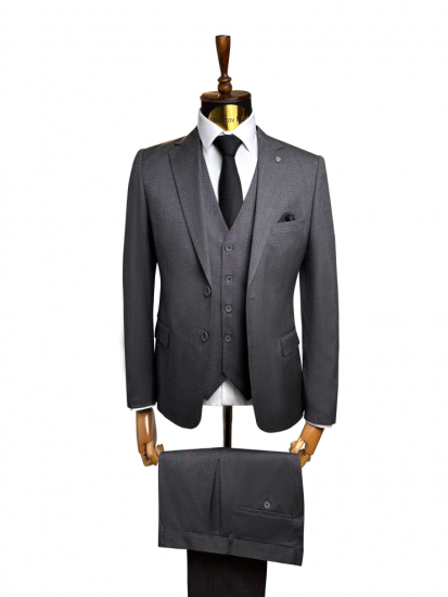 Костюм MIR 3-ка Серый в полоску