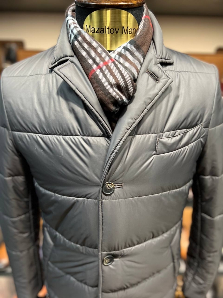 Куртка MAZALTOVMAN Коричневая стеганая