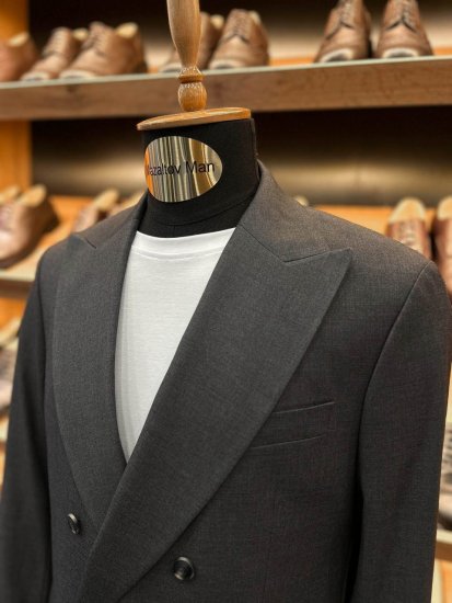 Костюм RBR 2-ка Двубортный Серый