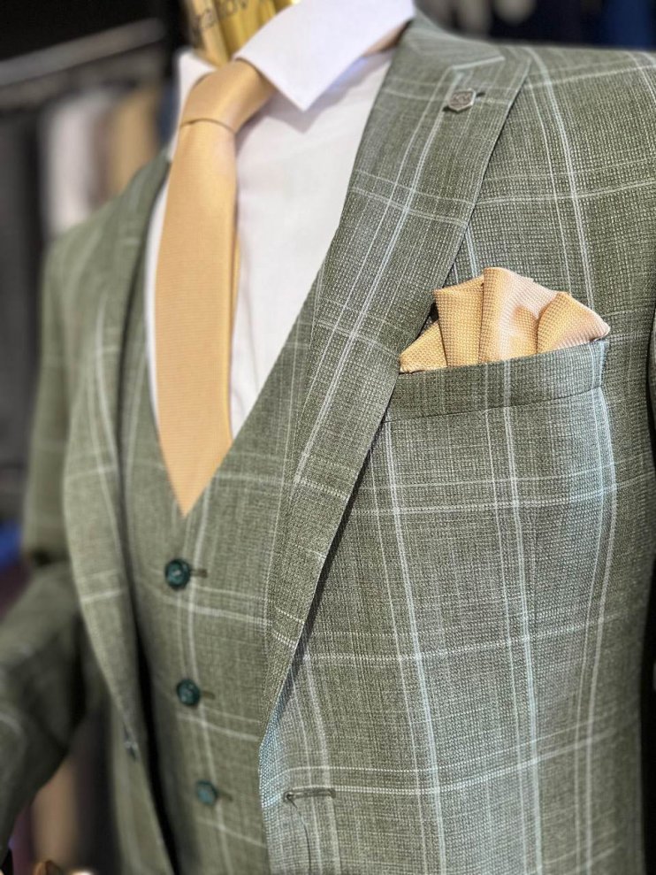 Костюм BEL 3-ка Зеленый в клетку