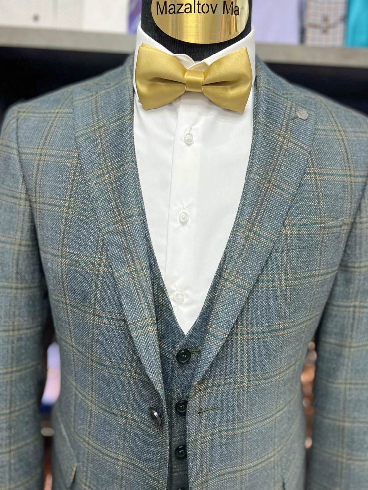 Костюм BEL 3-ка Зеленый в клетку