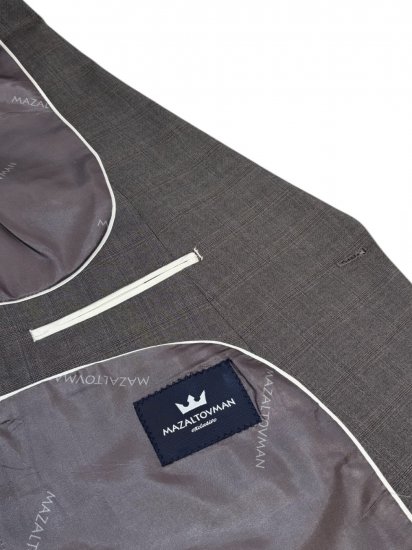 Костюм MAZALTOVMAN 3-ка Серый в клетку