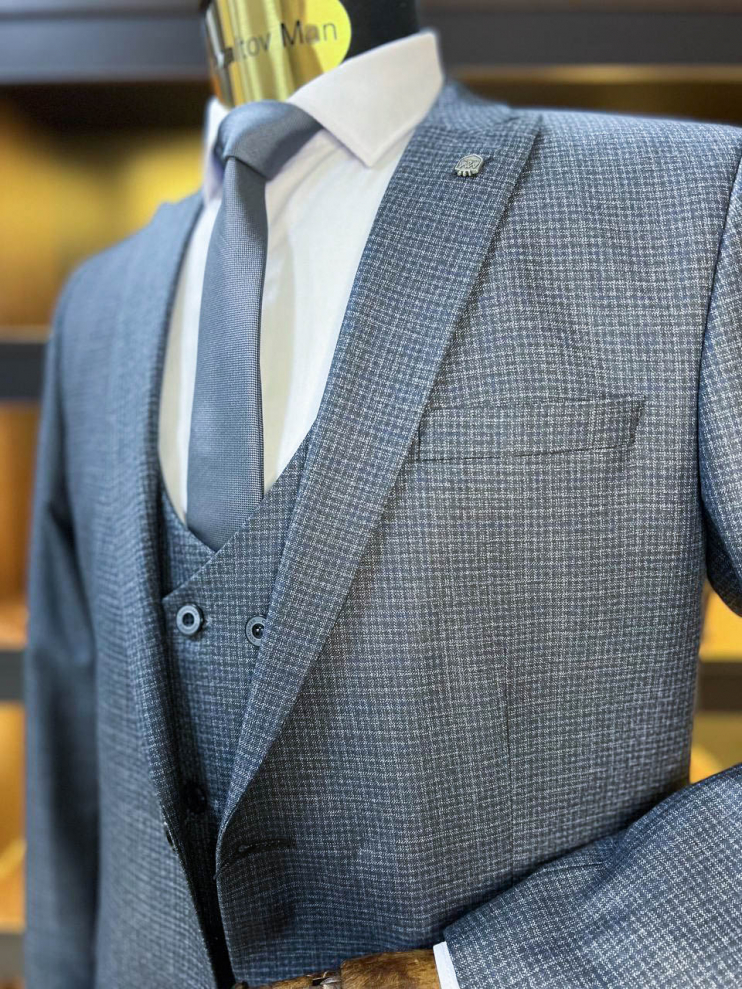 Костюмы COS 3-ка Серый микроклетка