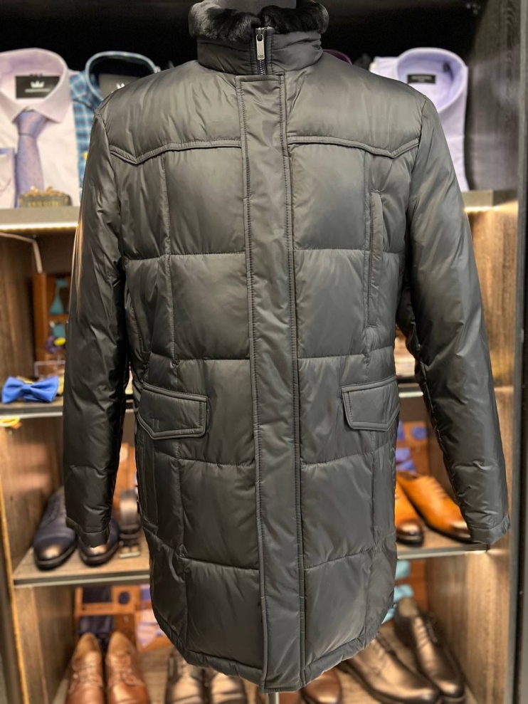 Куртка Черная с мехом