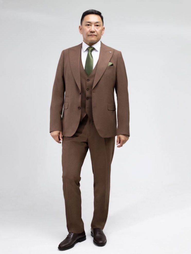 Костюм MAZALTOVMAN 3-ка Premium Коричневый