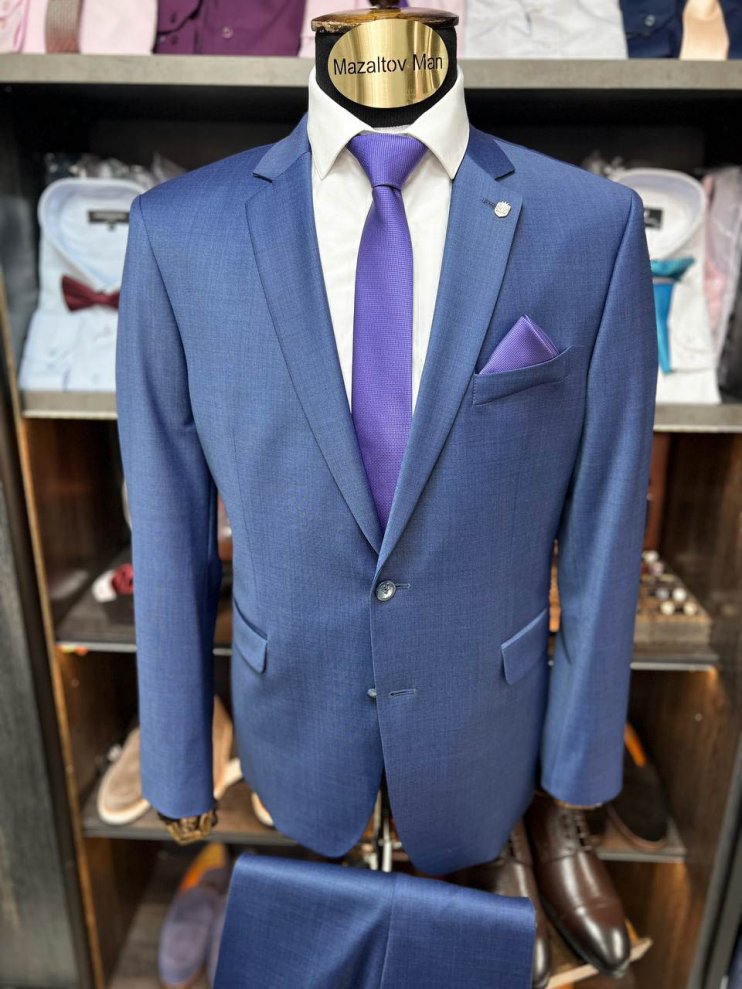 Костюм LXR 2-ка Синий фактурный