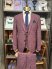 Костюм BEL 3-ка Бордовый в клетку