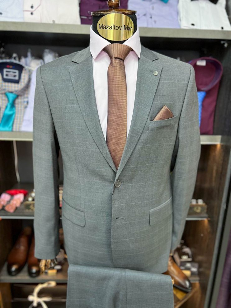 Костюм EMG 2-ка Серый в клетку