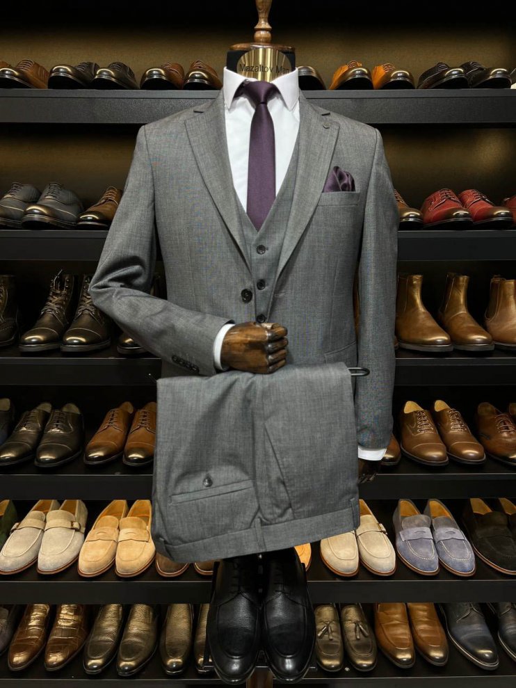 Костюм MAZALTOVMAN 3-ка Серый фактурный