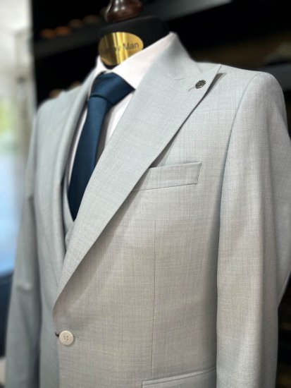 Костюм MAZALTOVMAN 3-ка Premium Светло-серый