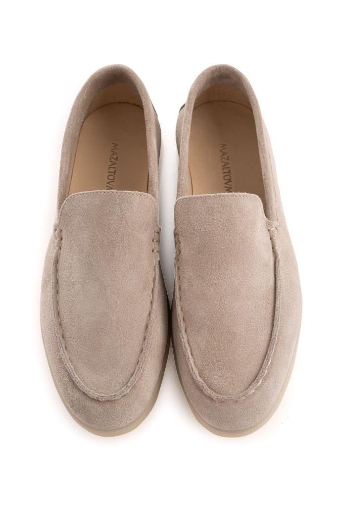 Лоферы MAZALTOVMAN Бежевые из замши