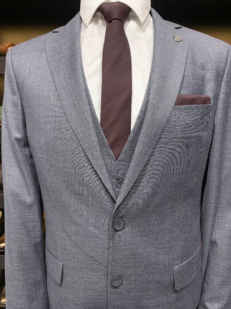 Костюм MAZALTOVMAN 3-ка Серый фактурный