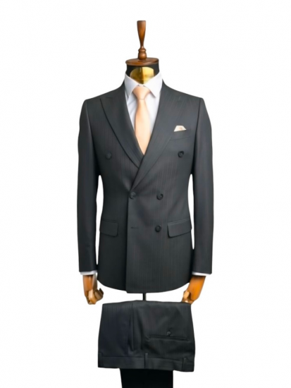 Костюм 2-ка MAZALTOVMAN Премиум: двубортный, полуприталенный, Турция