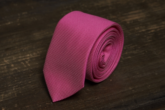 Мужской галстук Розовый фактурный
