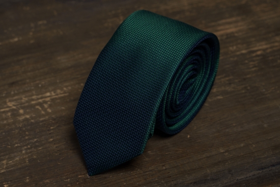 Мужской галстук Зеленый фактурный