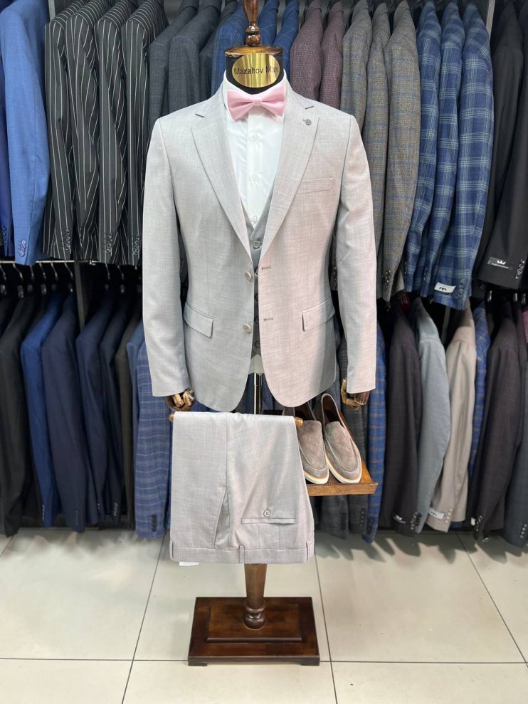 Костюм MAZALTOVMAN 3-ка Серый фактурный