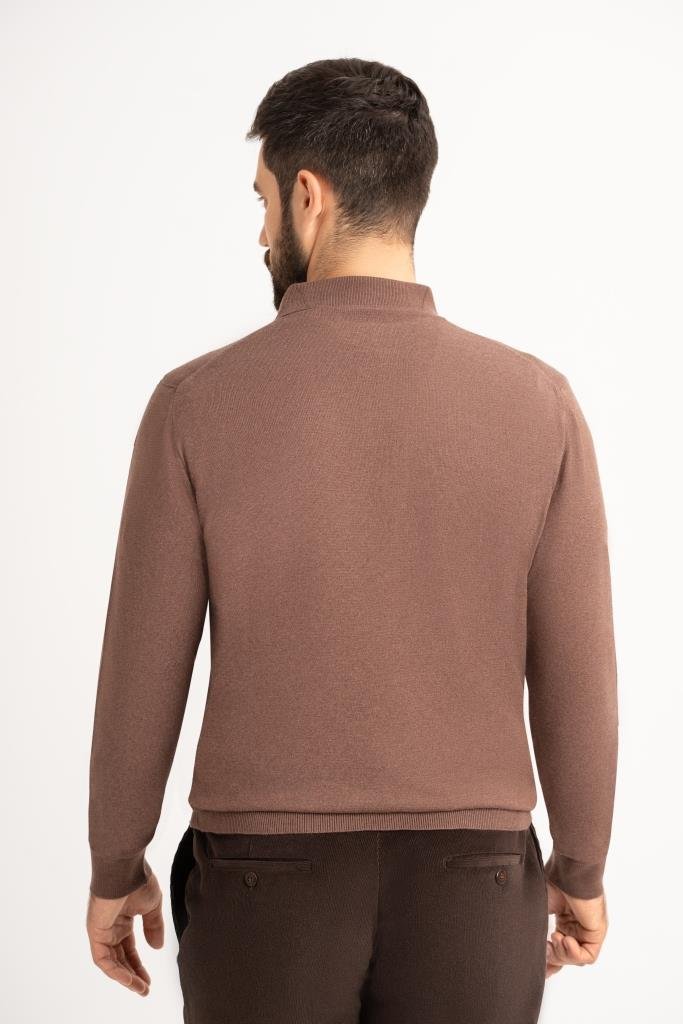 Поло HLF Коричневое с замком