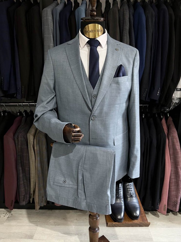 Костюм MAZALTOVMAN 3-ка Серый фактурный