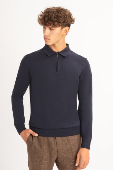 Поло HLF Синее с замком