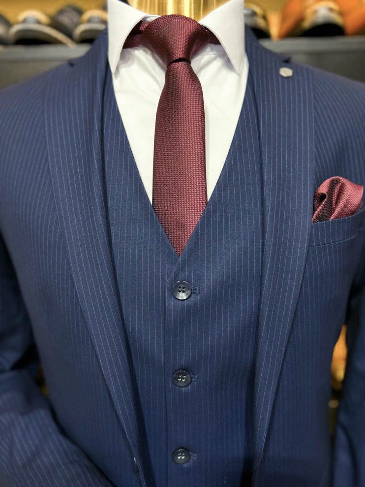 Костюм CAR 3-ка Синий в полоску