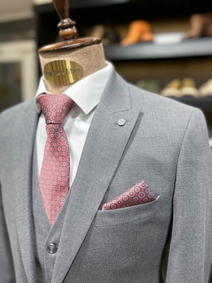 Костюм EMR 3-ка Серый фактурный