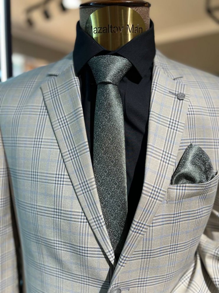 Костюм MIR 2-ка  Бежевый в клетку