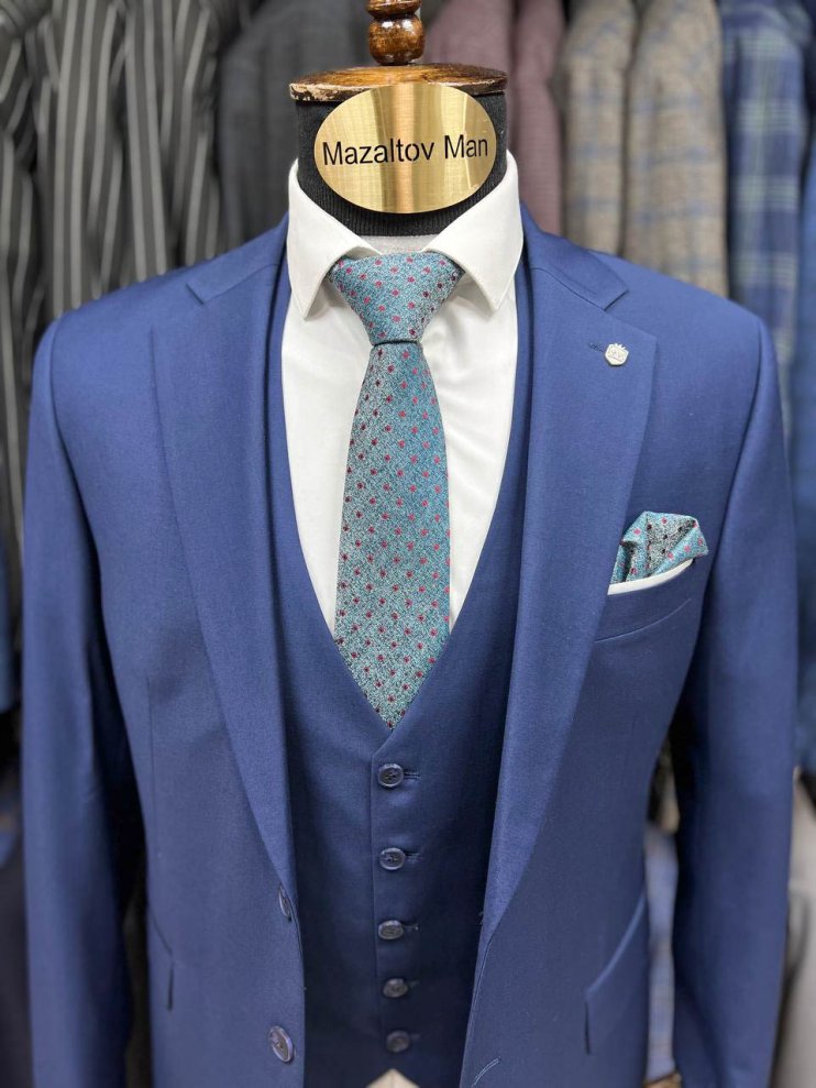 Костюм IBR 3-ка Синий фактурный