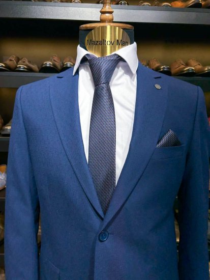 Костюм MAZALTOVMAN 2-ка Синий фактурный