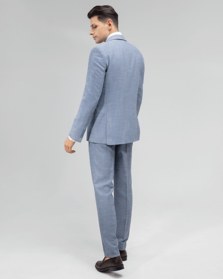 Костюм MAZALTOVMAN 2-ка Голубой в клетку