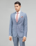 Костюм MAZALTOVMAN 2-ка Голубой в клетку