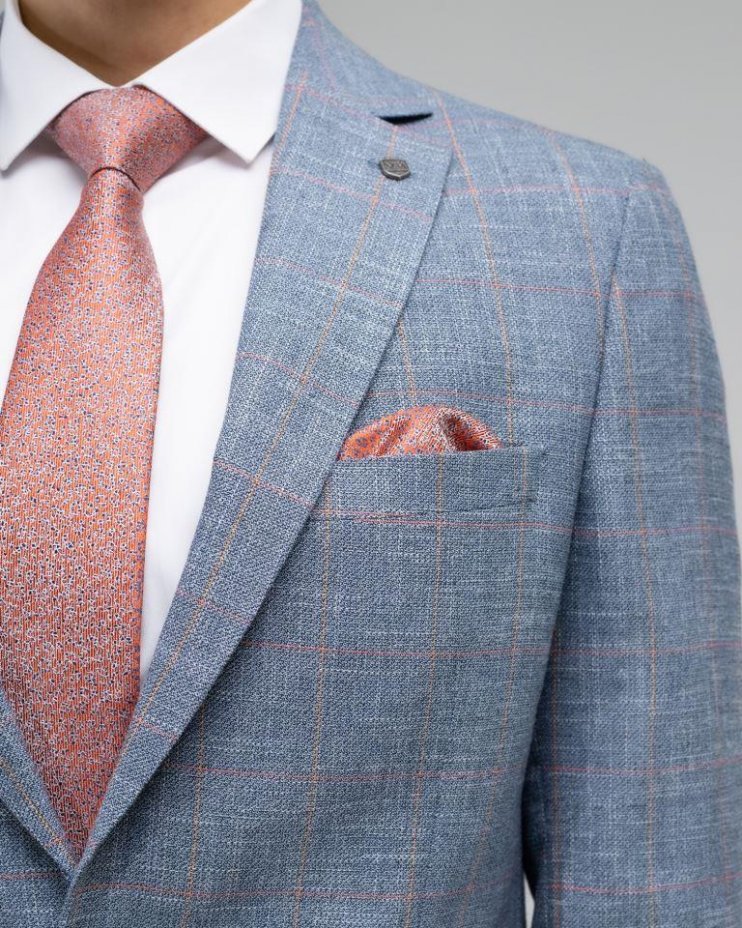 Костюм MAZALTOVMAN 2-ка Голубой в клетку