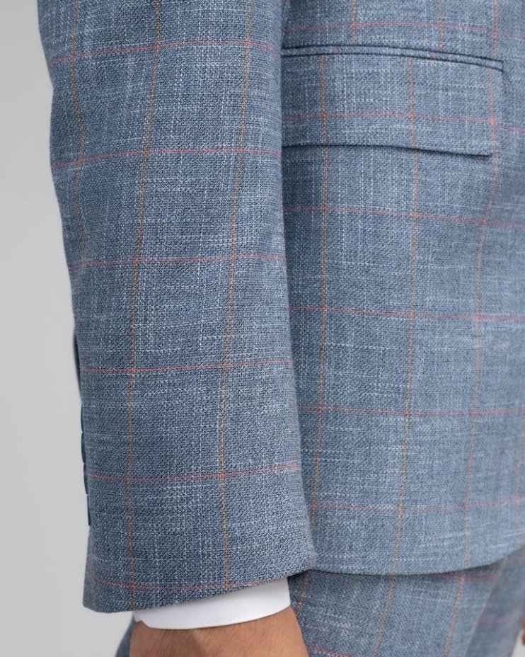 Костюм MAZALTOVMAN 2-ка Голубой в клетку