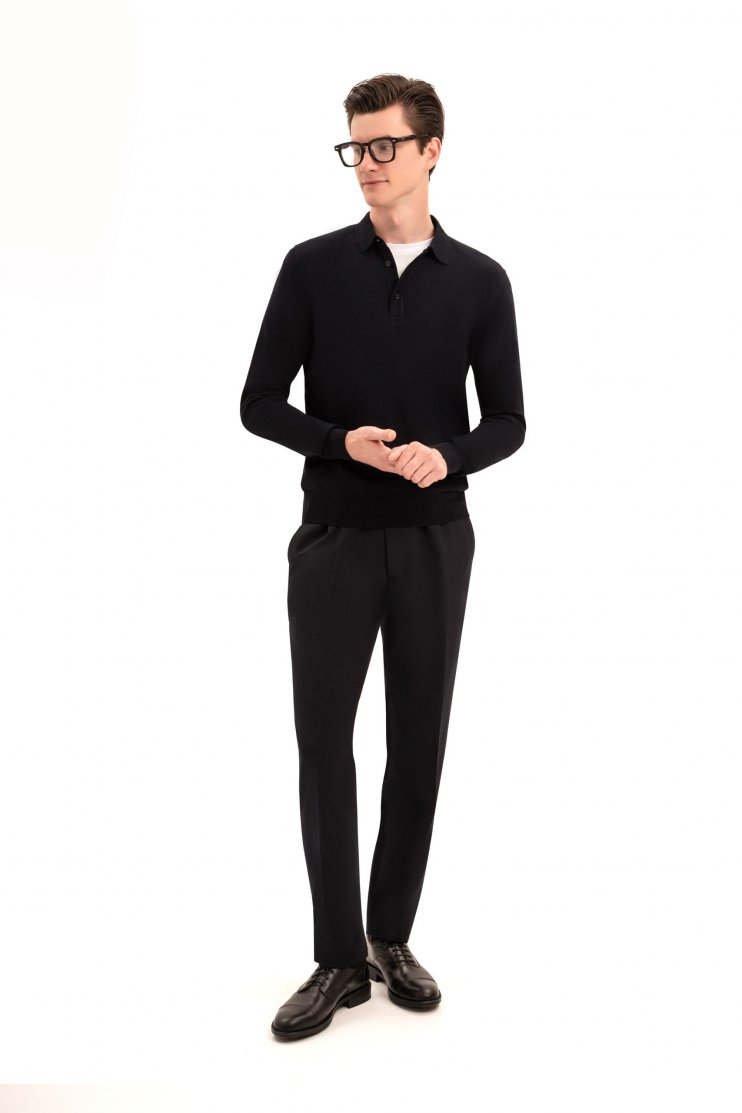 Джемпер MAS Темно-синий