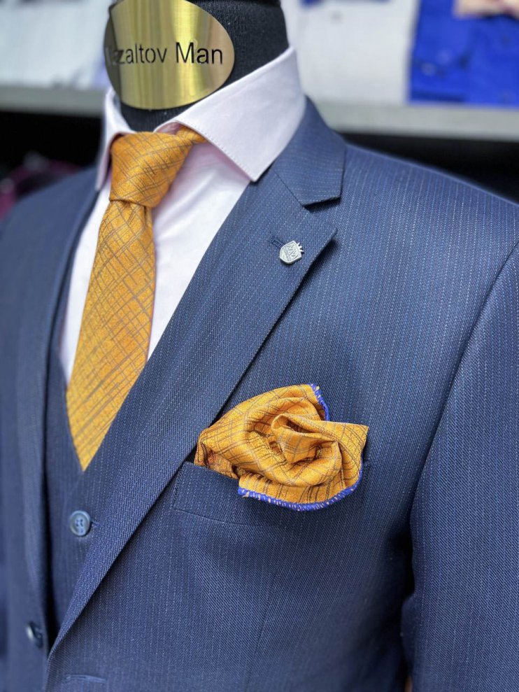 Костюм MAZALTOVMAN 3-ка Синий в полоску