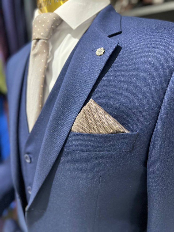 Костюм MAZALTOVMAN 3-ка Синий фактурный