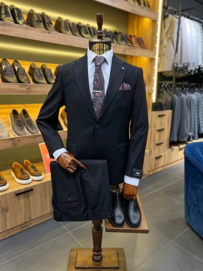 Костюм MAZALTOVMAN 2-ка Premium Черный фактурный