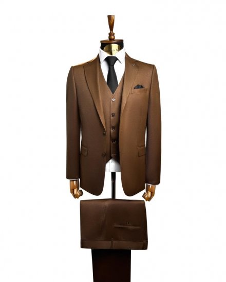 Костюм FRC 3-ка Светло-коричневый фактурный